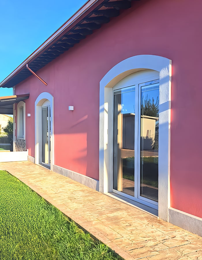 Realizzazioni: Finestre e portafinestre in PVC